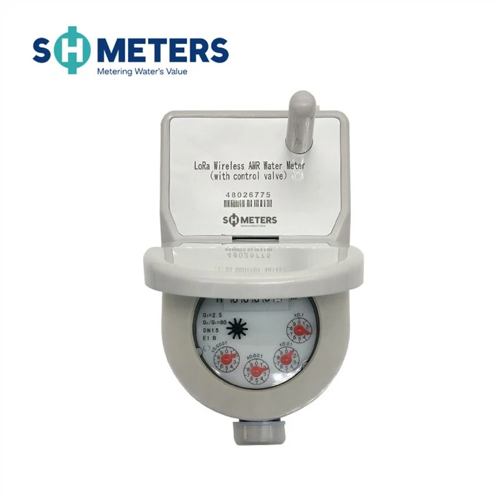 Composite Digital Smart Water Meter 0.5 - 2 Inch Size Lora Based Water Meter
