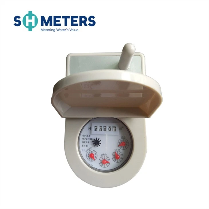 Composite Digital Smart Water Meter 0.5 - 2 Inch Size Lora Based Water Meter