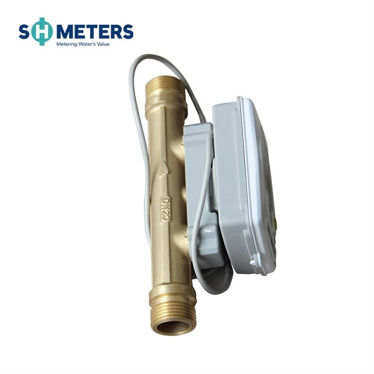 Ultrasonic Smart Water Meter Brass Body DN15~40